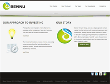 Tablet Screenshot of bennuvc.com